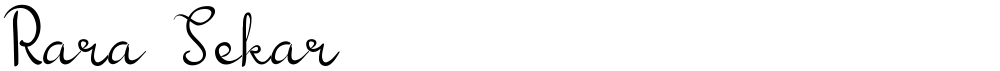 Rara Sekar