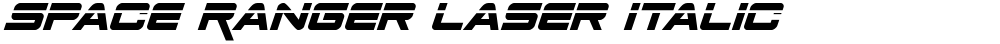 Space Ranger Laser Italic