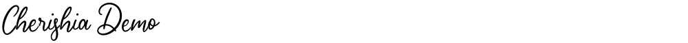 Cherishia Demo