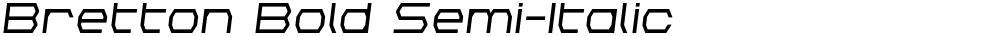 Bretton Bold Semi-Italic