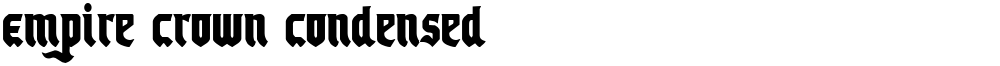 Empire Crown Condensed