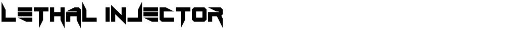 Lethal Injector