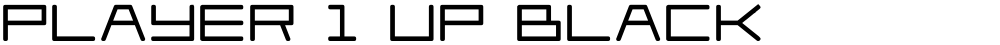 Player 1 Up Black