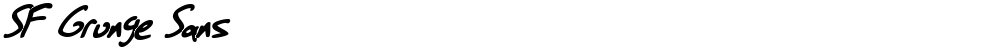 SF Grunge Sans