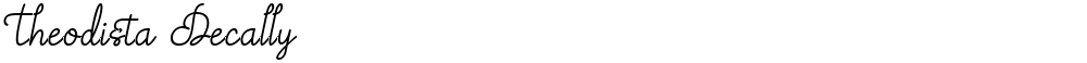 Theodista Decally
