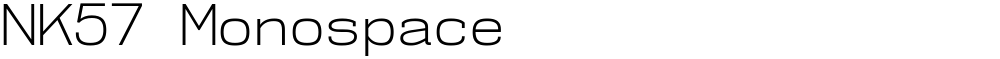 NK57 Monospace