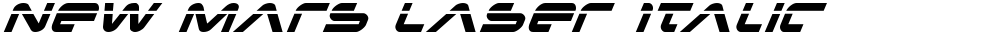New Mars Laser Italic