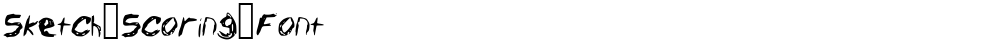 Sketch_Scoring_Font