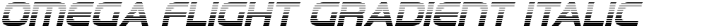Omega Flight Gradient Italic