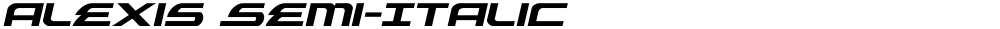 Alexis Semi-Italic