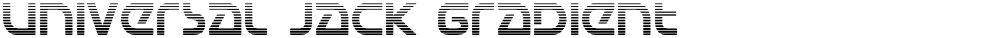 Universal Jack Gradient