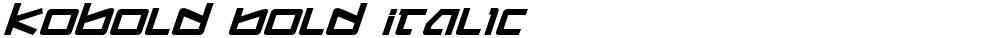 Kobold Bold Italic