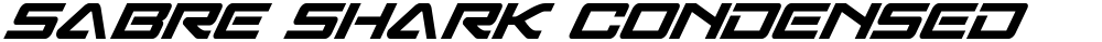 Sabre Shark Condensed