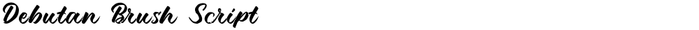 Debutan Brush Script