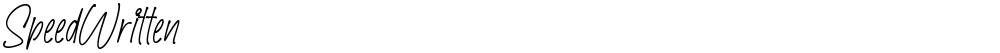 SpeedWritten