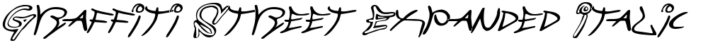 Graffiti Street Expanded Italic