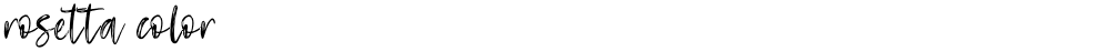 Rosetta Color