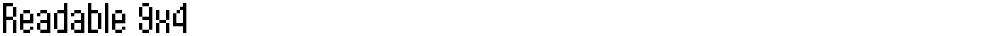 Readable 9x4
