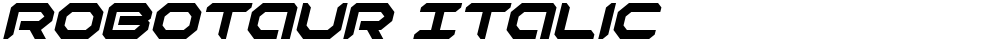 Robotaur Italic