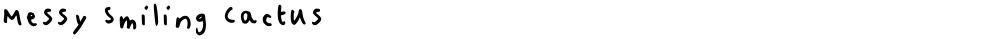 Messy Smiling Cactus