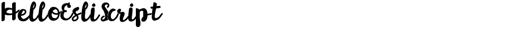 HelloEsliScript