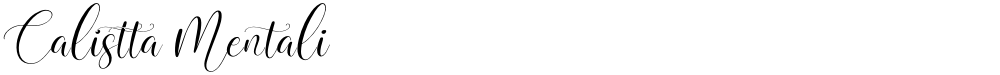 Calistta Mentali