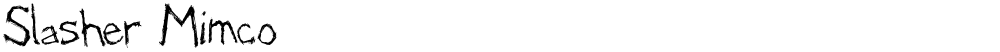 Slasher Mimco