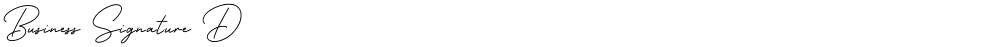 Business Signature D