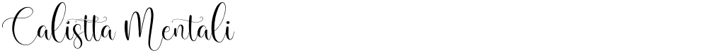 Calistta Mentali