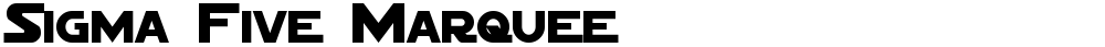 Sigma Five Marquee