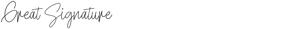 Great Signature