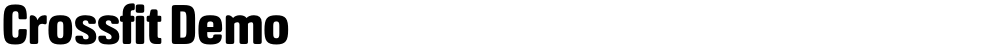 Crossfit Demo