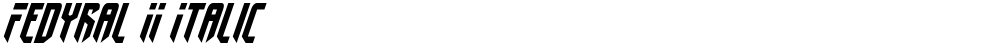 Fedyral II Italic