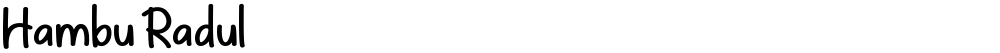 Hambu Radul