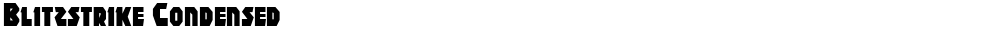 Blitzstrike Condensed