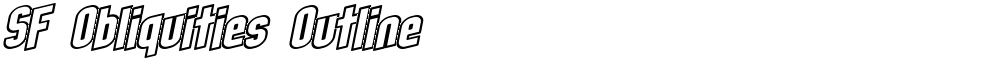 SF Obliquities Outline