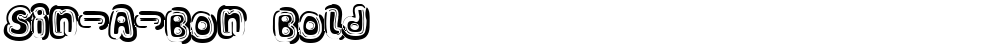 Sin-A-Bon Bold