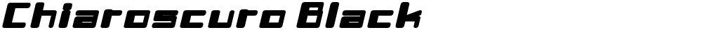 Chiaroscuro Black