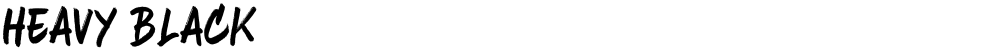 Heavy Black