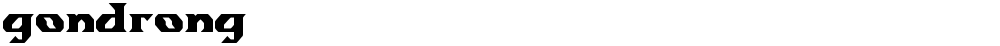 gondrong