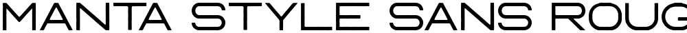Manta Style Sans Rough DEMO