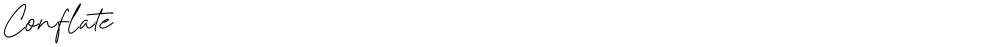 Conflate