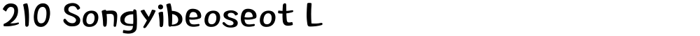 210 Songyibeoseot L