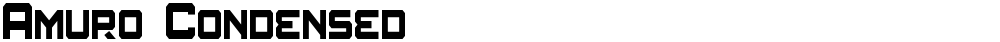 Amuro Condensed