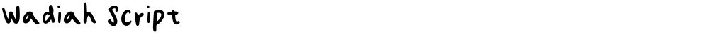 Wadiah Script