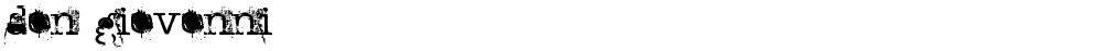 don giovonni