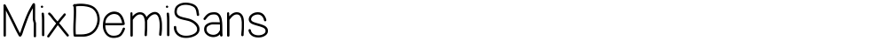 MixDemiSans