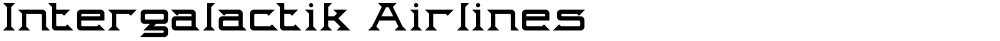 Intergalactik Airlines