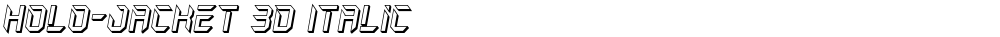 Holo-Jacket 3D Italic
