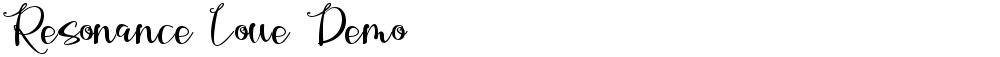 Resonance Love Demo